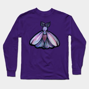 Luna Violet Moth Long Sleeve T-Shirt